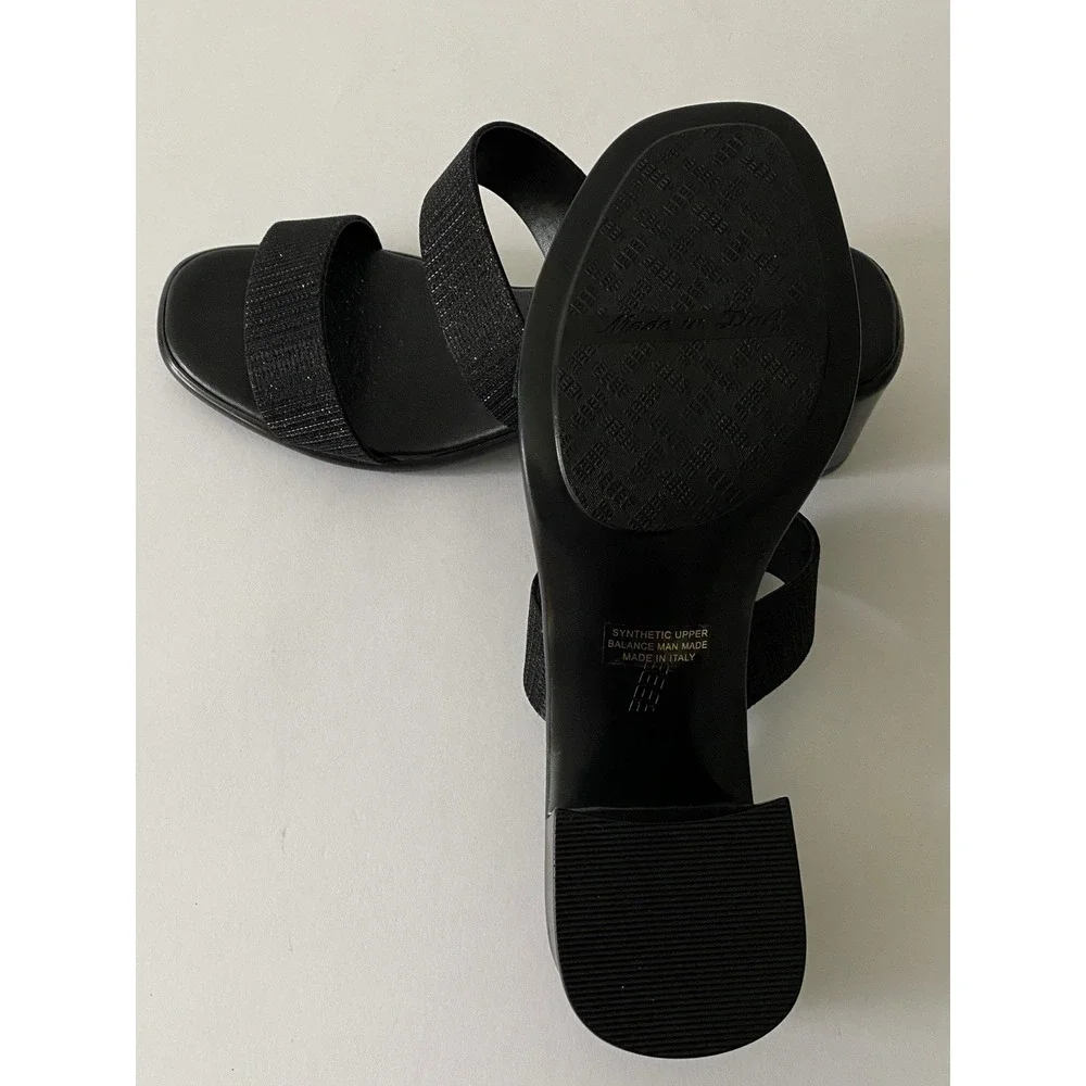 Italian Shoemakers Frannie Womens Sz 9 Chunky Block Heel Strapped Sandal Formal